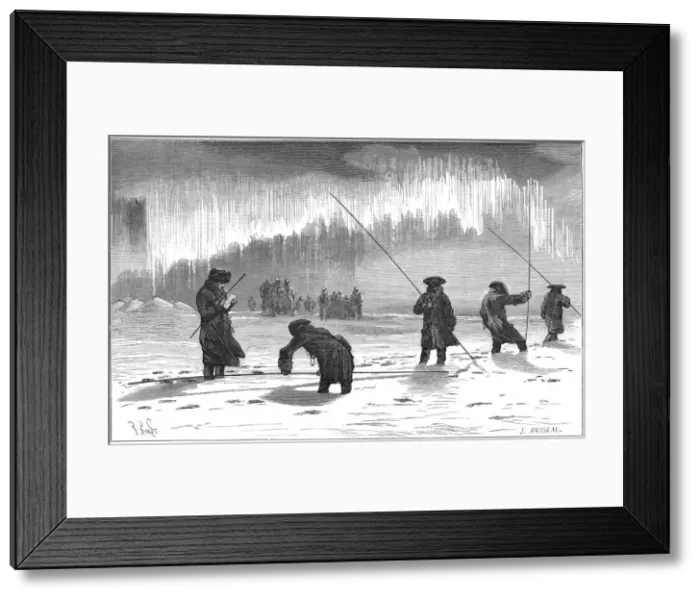 Framed Print : Pierre-Louis Moreau de Maupertuis, French astronomer and mathematician, in Finland, 1736, (1874) Framed Print : Pierre-Louis Moreau de Maupertuis, French astronomer and mathematician, in Finland, 1736, (1874)