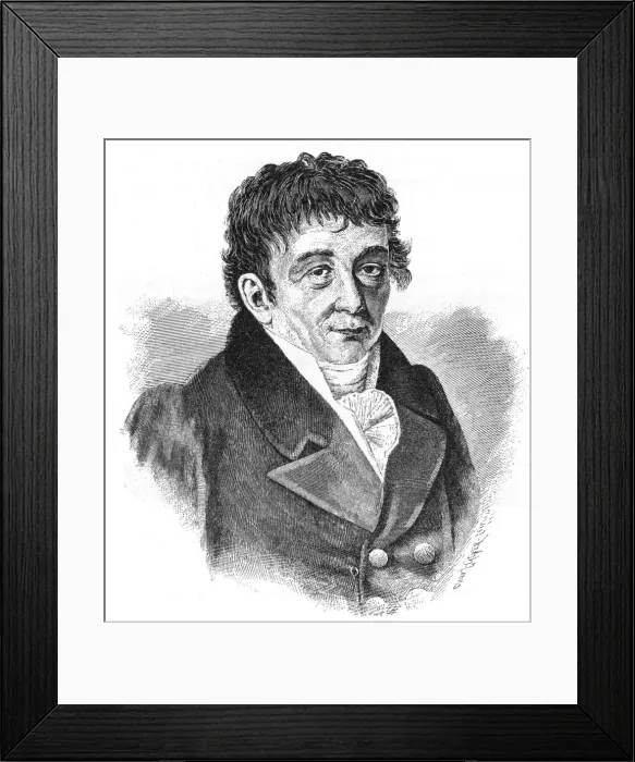Framed Print : Ernst Florens Friedrich Chladni, German physicist, c1895 Framed Print : Ernst Florens Friedrich Chladni, German physicist, c1895