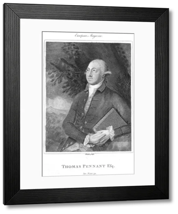 Framed Print : Thomas Pennant, 18th century British naturalist and traveller, c1840 Framed Print : Thomas Pennant, 18th century British naturalist and traveller, c1840
