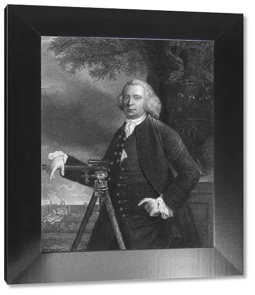 James Brindley, English civil engineer and canal builder, c1770 (1835)