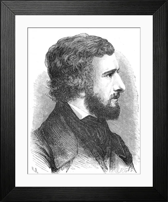 Framed Print : Hippolyte Fizeau, French physicist, 1870 Framed Print : Hippolyte Fizeau, French physicist, 1870