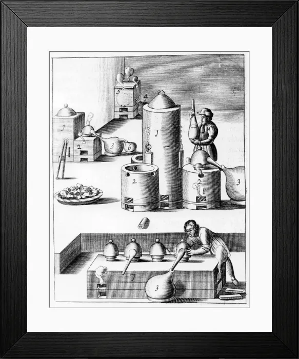 Framed Print : Athanor or Slow Harry, a self-feeding furnace maintaining a constant temperature, 1683 Framed Print : Athanor or Slow Harry, a self-feeding furnace maintaining a constant temperature, 1683