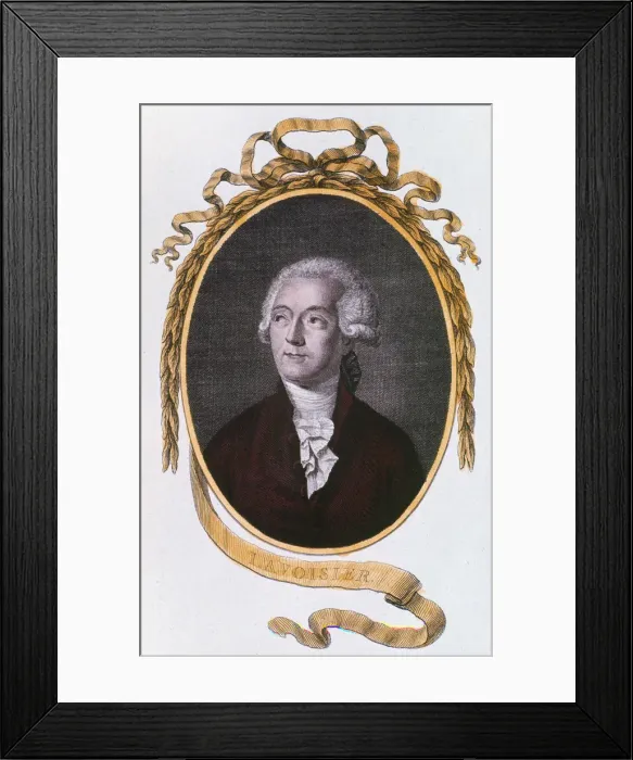 Framed Print : Antoine Laurent Lavoisier, 18th century French chemist, 1801 Framed Print : Antoine Laurent Lavoisier, 18th century French chemist, 1801