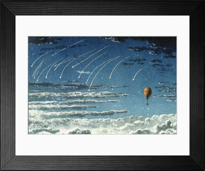 Framed Print : Leonid meteor shower, 1870 Framed Print : Leonid meteor shower, 1870