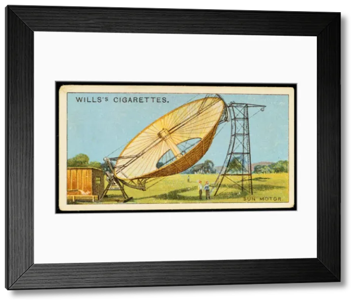 Framed Print : Solar motor by Aubrey Eneas of Boston, c1905 (c1910) Framed Print : Solar motor by Aubrey Eneas of Boston, c1905 (c1910)