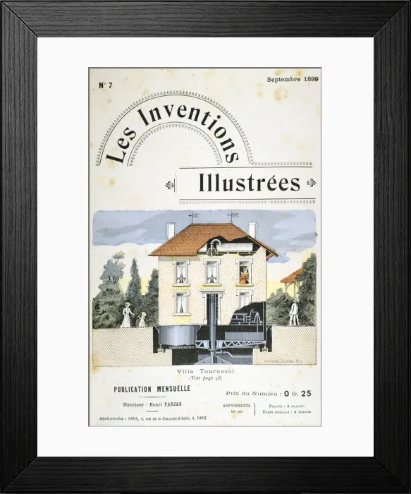 Framed Print : Villa Tournesol, 1899 Framed Print : Villa Tournesol, 1899