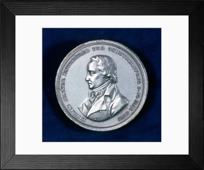 Framed Print : Edward Jenner, English physician, 1800 Framed Print : Edward Jenner, English physician, 1800