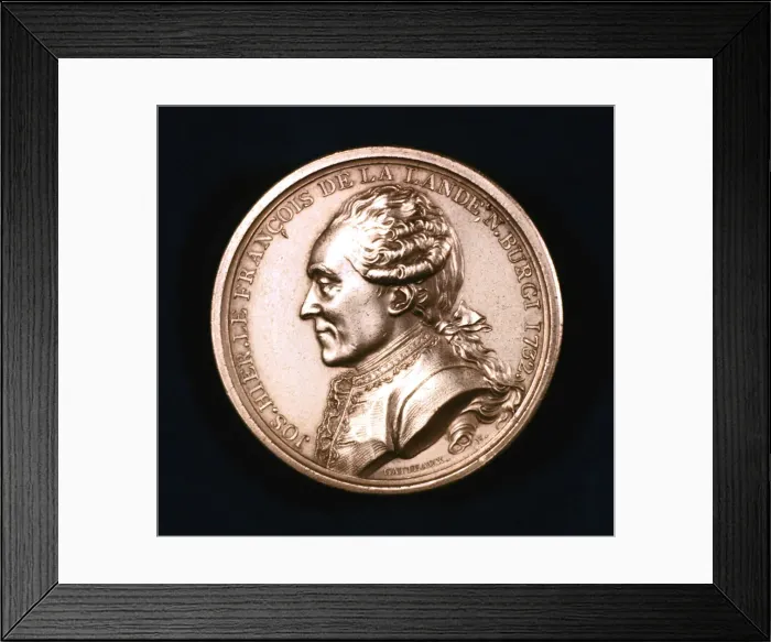 Framed Print : Joseph Jerome Lefrancais de Lalande, French astronomer, 19th century Framed Print : Joseph Jerome Lefrancais de Lalande, French astronomer, 19th century