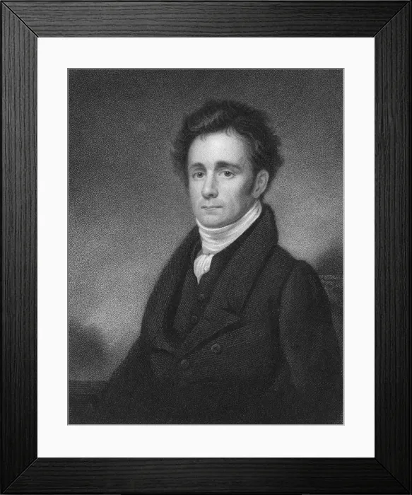 Framed Print : Robert Jameson, Scottish mineralogist, 1833 Framed Print : Robert Jameson, Scottish mineralogist, 1833