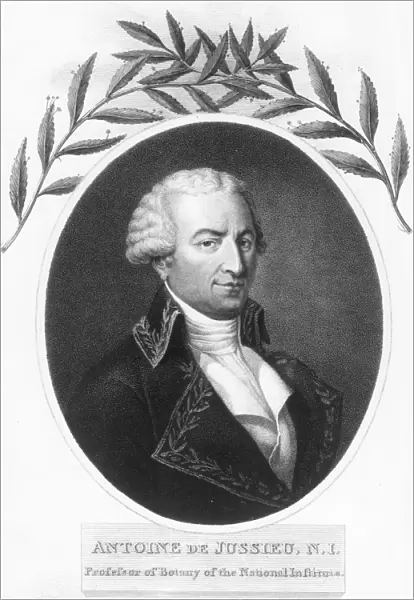 Antoine de Jussieu, 18th century French botanist, 1807