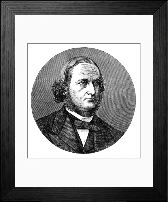 Framed Print : Gustav Robert Kirchhoff, German physicist, 1876 Framed Print : Gustav Robert Kirchhoff, German physicist, 1876