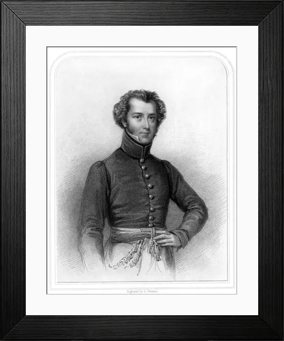 Framed Print : Alexander Gordon Laing, Scottish explorer of Western Africa, 1870 Framed Print : Alexander Gordon Laing, Scottish explorer of Western Africa, 1870