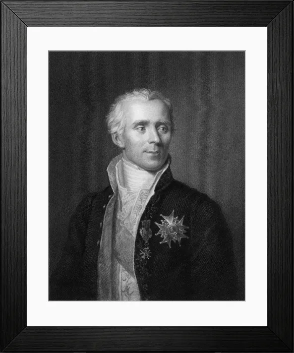 Framed Print : Pierre Simon Laplace, French mathematician and astronomer, 1833 Framed Print : Pierre Simon Laplace, French mathematician and astronomer, 1833