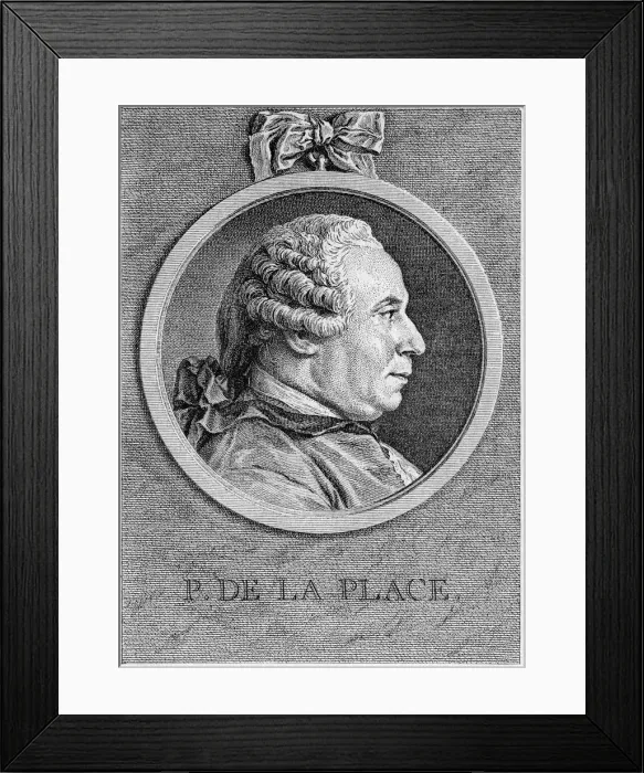 Framed Print : Pierre Simon Laplace, French mathematician and astronomer, 18th century Framed Print : Pierre Simon Laplace, French mathematician and astronomer, 18th century