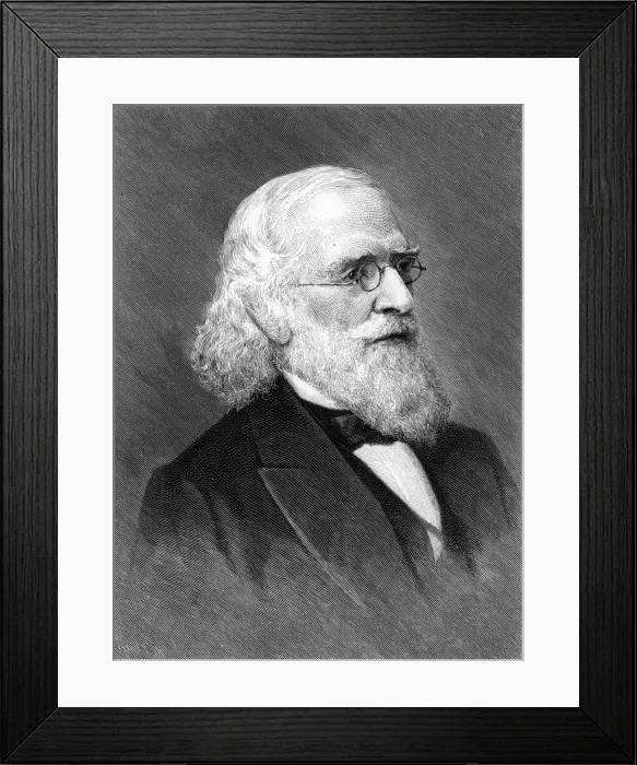 Framed Print : Isaac Lea, American publisher, geologist and conchologist, 1896 Framed Print : Isaac Lea, American publisher, geologist and conchologist, 1896