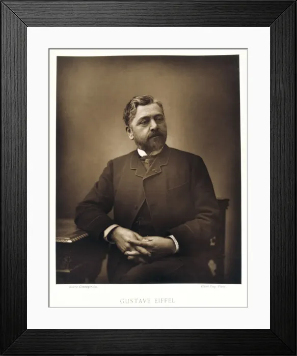 Framed Print : Gustave Eiffel, French engineer, 1880. Artist: Eugene Pirou Framed Print : Gustave Eiffel, French engineer, 1880. Artist: Eugene Pirou
