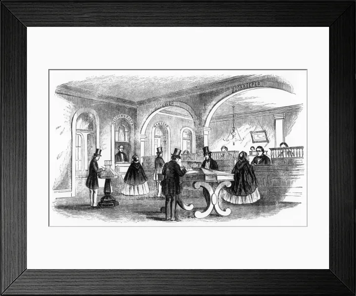 Framed Print : Morse telegraphy, Cincinnati, Ohio, USA, 1859