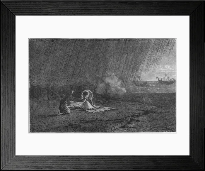 Framed Print : Death of Pliny the Elder, 79 (1866) Framed Print : Death of Pliny the Elder, 79 (1866)