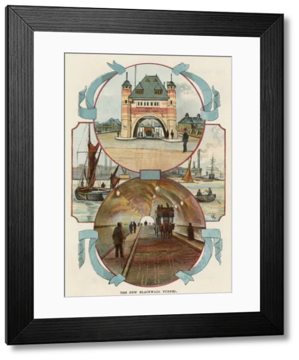 Framed Print : Blackwall Tunnel, London, c1900 Framed Print : Blackwall Tunnel, London, c1900