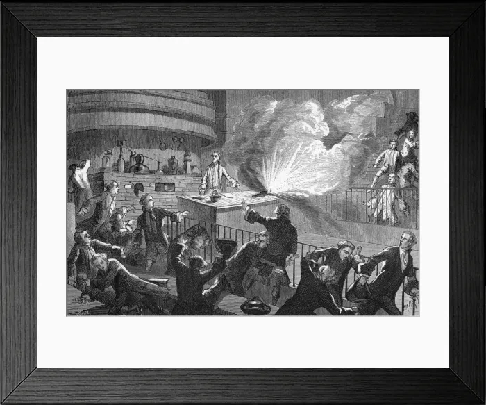 Framed Print : Guillaume Francois Rouelle, 18th century French chemist, 1874 Framed Print : Guillaume Francois Rouelle, 18th century French chemist, 1874