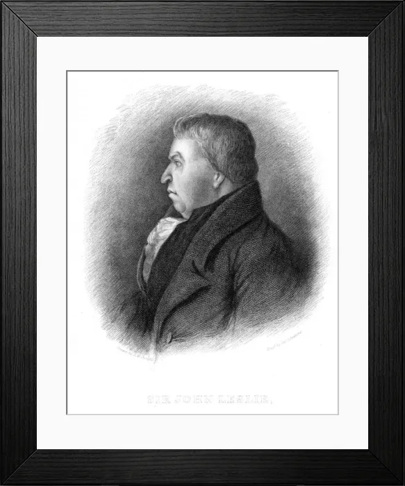 Framed Print : John Leslie, Scottish natural philosopher and physicist, 19th century Framed Print : John Leslie, Scottish natural philosopher and physicist, 19th century