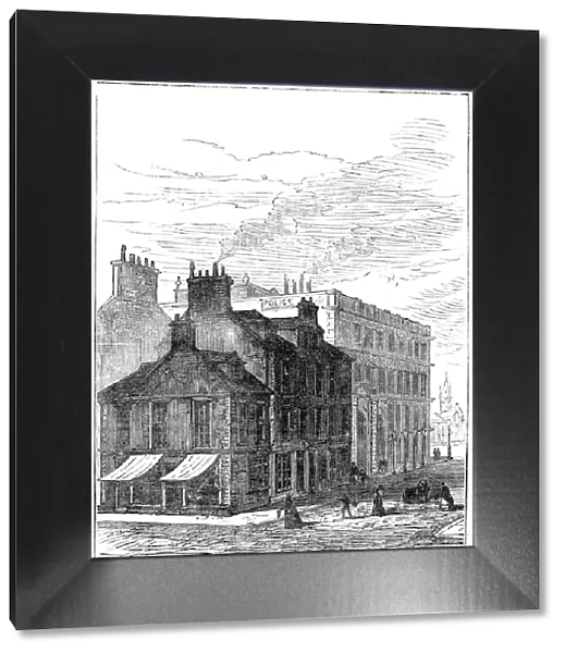 Birthplace of James Watt shortly before it was demolished, 1887