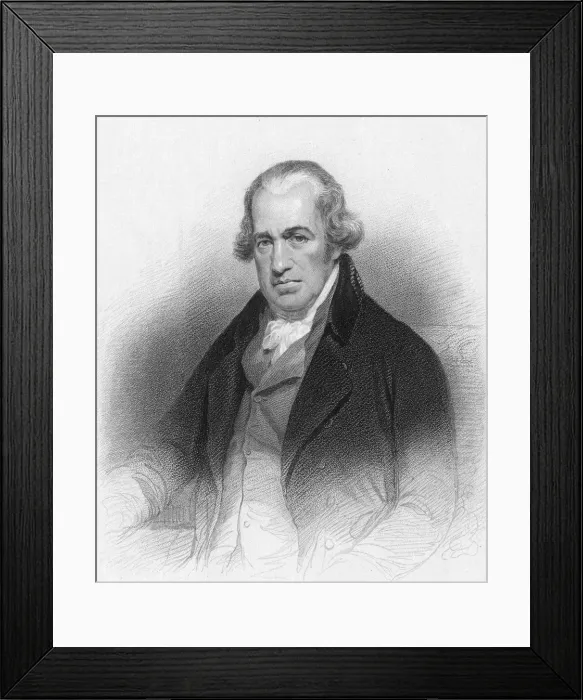 Framed Print : James Watt, Scottish engineer and inventor, 1870 Framed Print : James Watt, Scottish engineer and inventor, 1870