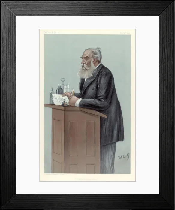 Framed Print : Thomas Stevenson, British forensic scientist, 1899. Artist: Wag Framed Print : Thomas Stevenson, British forensic scientist, 1899. Artist: Wag