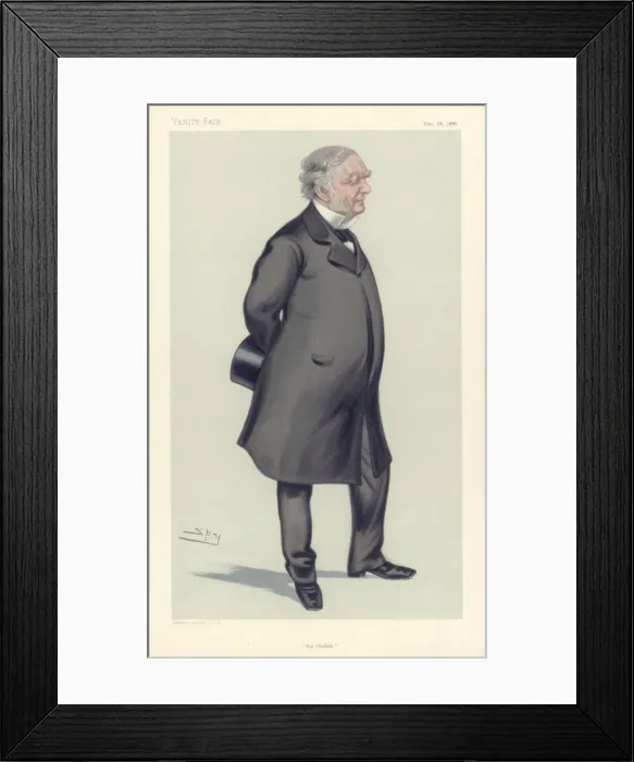 Framed Print : Erasmus Wilson, English surgeon and antiquary, 1880. Artist: Spy Framed Print : Erasmus Wilson, English surgeon and antiquary, 1880. Artist: Spy