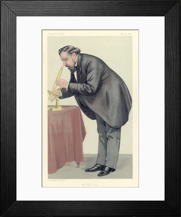 Framed Print : Mr Frank Crisp, 1890. Artist: Spy Framed Print : Mr Frank Crisp, 1890. Artist: Spy