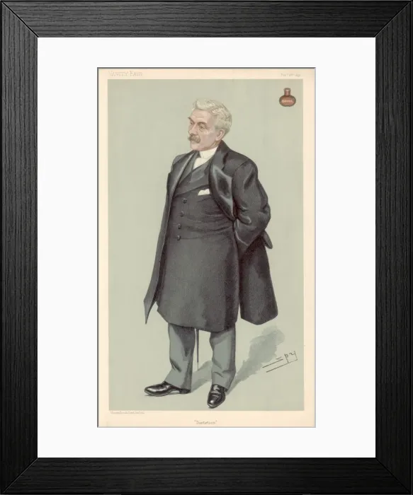 Framed Print : John Lawson Johnston, Scottish-born businessman, 1897. Artist: Spy Framed Print : John Lawson Johnston, Scottish-born businessman, 1897. Artist: Spy