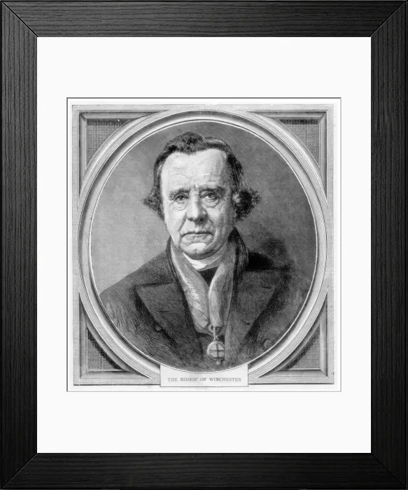 Framed Print : Samuel Wilberforce, English churchman, 1870 Framed Print : Samuel Wilberforce, English churchman, 1870