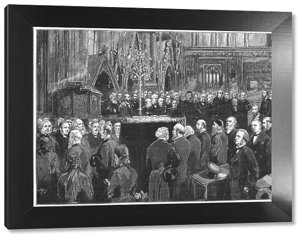 Funeral of Charles Darwin, English naturalist, 1882