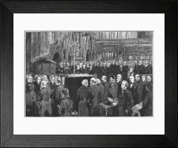 Framed Print : Funeral of Charles Darwin, English naturalist, 1882 Framed Print : Funeral of Charles Darwin, English naturalist, 1882