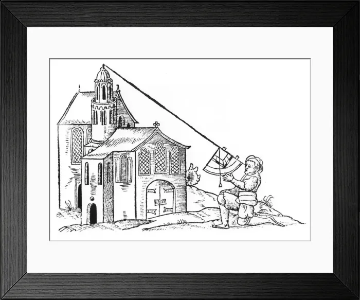 Framed Print : Surveying, 1551 Framed Print : Surveying, 1551