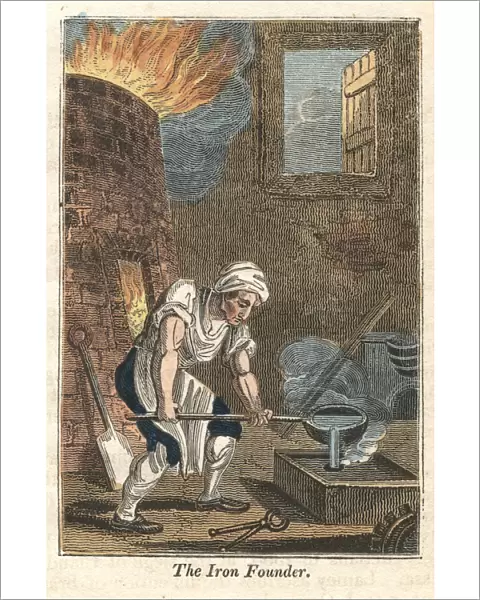The Iron Founder, Rotherham, Yorkshire, 1821