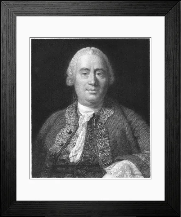 Framed Print : David Hume, Scottish philosopher, historian and economist, 1837 Framed Print : David Hume, Scottish philosopher, historian and economist, 1837