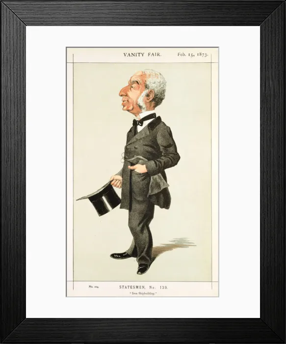 Framed Print : Iron Shipbuilding, 1873 Framed Print : Iron Shipbuilding, 1873