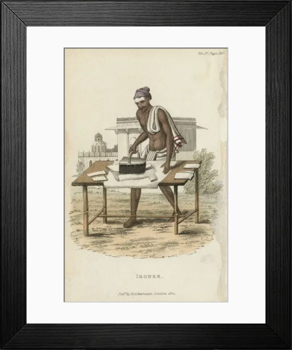 Framed Print : Ironer, 1822 Framed Print : Ironer, 1822