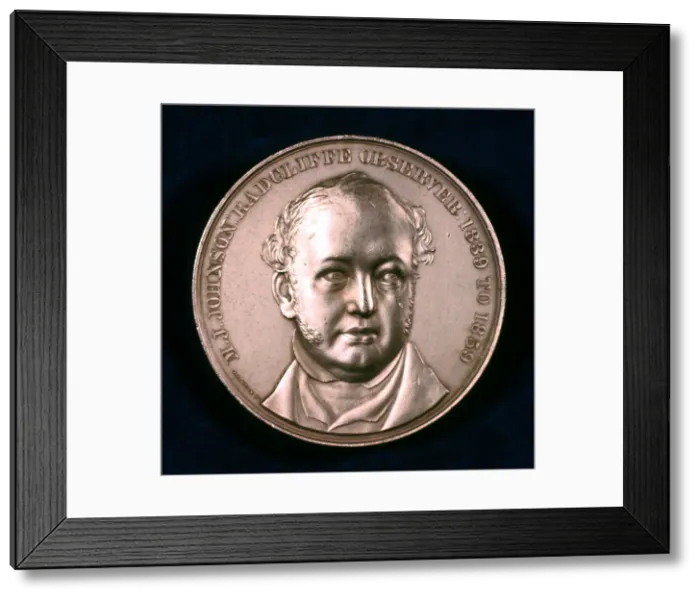 Framed Print : Manuel John Johnson, English astronomer, 1862 Framed Print : Manuel John Johnson, English astronomer, 1862