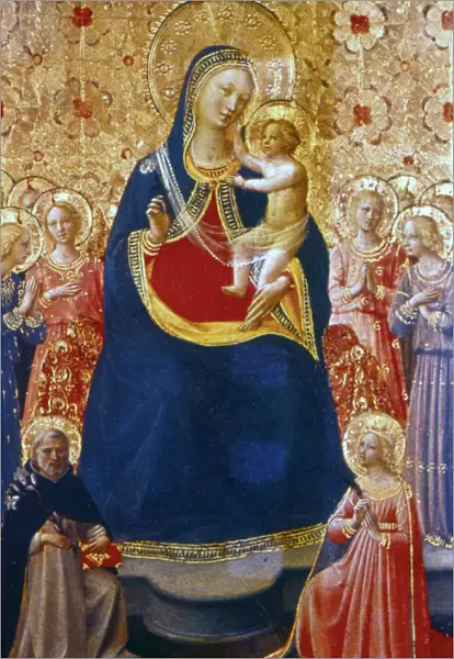 Madonna and Child with Saints, mid 15th century. Artist: Fra Angelico