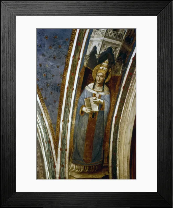 Framed Print : St Gregory, mid 15th century. Artist: Fra Angelico Framed Print : St Gregory, mid 15th century. Artist: Fra Angelico
