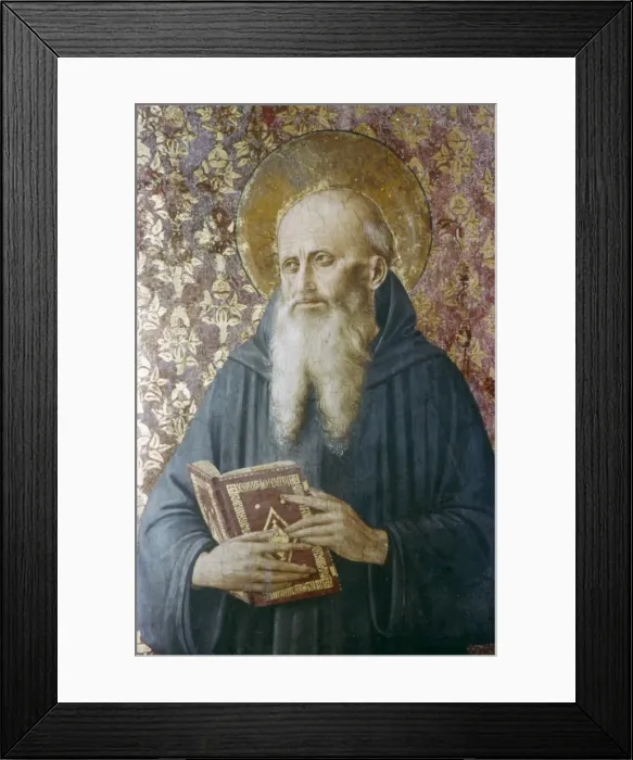 Framed Print : St Jerome, mid 15th century. Artist: Fra Angelico Framed Print : St Jerome, mid 15th century. Artist: Fra Angelico
