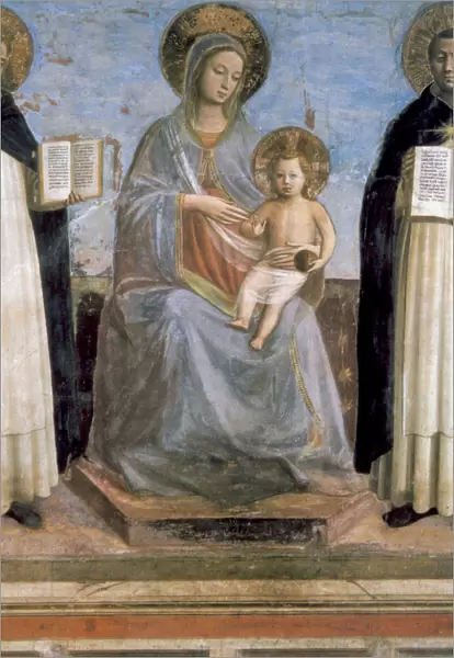 Virgin and Child with St Anthony of Padua and St Thomas Aquinas, early 15th century. Artist: Fra Angelico