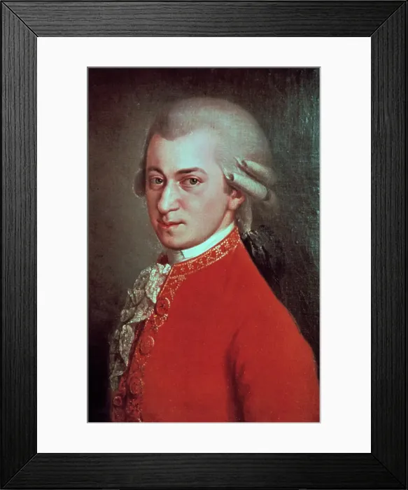 Framed Print : Wolfgang Amadeus Mozart, Austrian composer, c1780. Artist: Johann Nepomuk Della Croce Framed Print : Wolfgang Amadeus Mozart, Austrian composer, c1780. Artist: Johann Nepomuk Della Croce