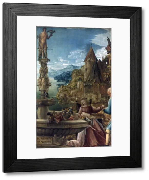 Framed Print : The Rest on the Flight into Egypt, 1510 Artist: Albrecht Altdorfer Framed Print : The Rest on the Flight into Egypt, 1510 Artist: Albrecht Altdorfer