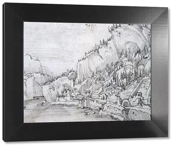 Sarmingstein on the Danube, 16th century. Artist: Albrecht Altdorfer