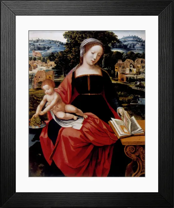Framed Print : Virgin and Child, 16th century Framed Print : Virgin and Child, 16th century