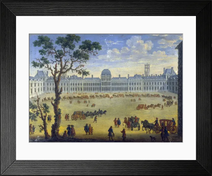 Framed Print : Imaginary View of the Tuileries, 17th century Framed Print : Imaginary View of the Tuileries, 17th century