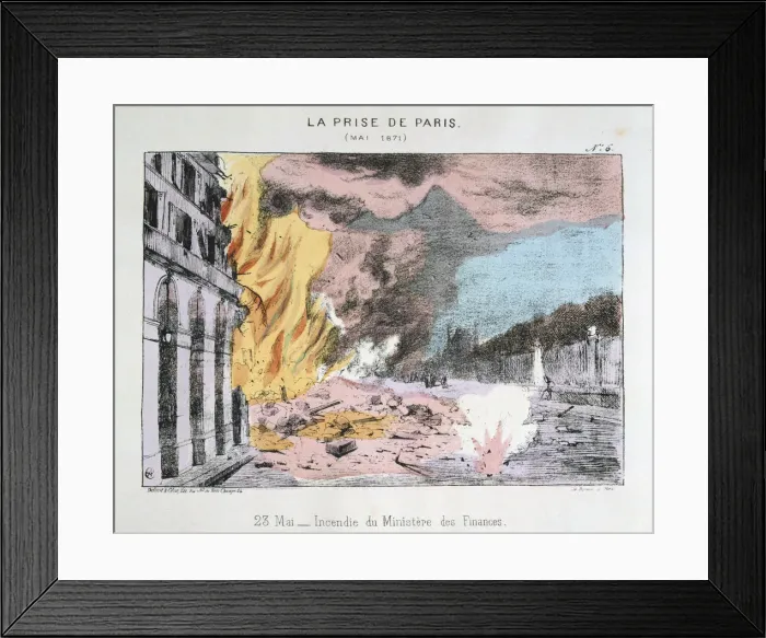Framed Print : La Prise de Paris, 23 May 1871 Framed Print : La Prise de Paris, 23 May 1871